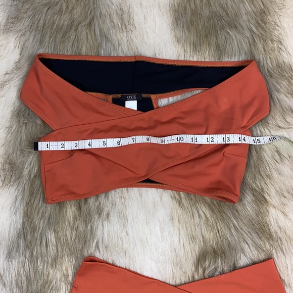 OYE Swimwear Lucette Coral Bikini Set, Small & Large - Picture 13 of 16
